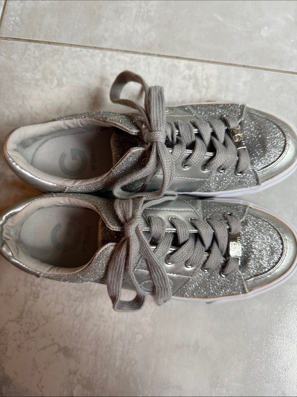 Women’s G by Guess sparkle sneakers